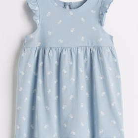 H&M Girl's Flounce-trimmed jersey dress
