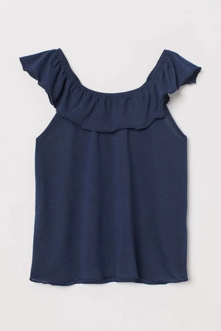 H&M Girl's Flounced Top