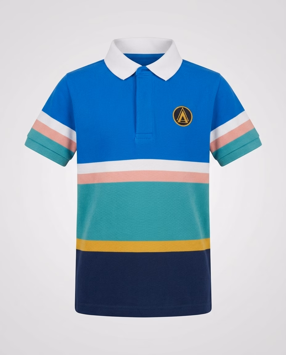 Next Boys Multi Color Stripes Polo