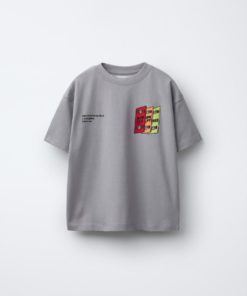 ZARA 3 SKATE PRINT T-SHIRT