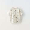 ZARA ALL OVER DOG LOGO T-Shirt