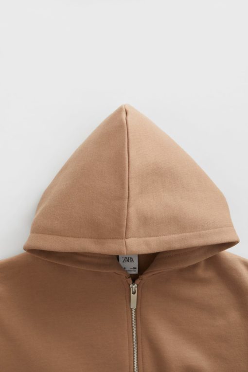 ZARA KIDS OVERSIZED HOODED SWEATSHIRT - Image 3