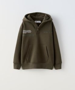 Alternative view of ZARA BOYS HOODIE WITH BUTTONS TRACKSUIT