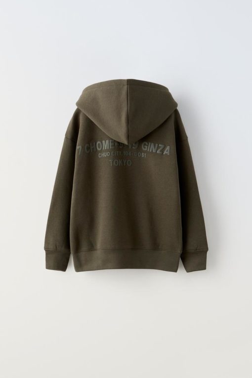 ZARA BOYS HOODIE WITH BUTTONS TRACKSUIT - Image 4