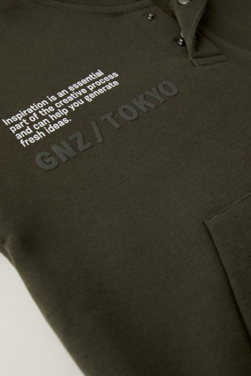ZARA BOYS HOODIE WITH BUTTONS TRACKSUIT - Image 5