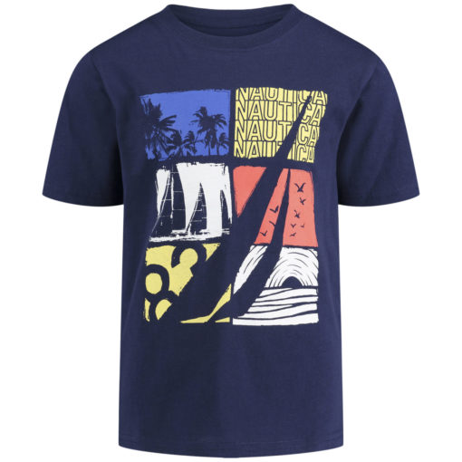 NAUTICA BOYS' SAILING SEA GRAPHIC T-SHIRT