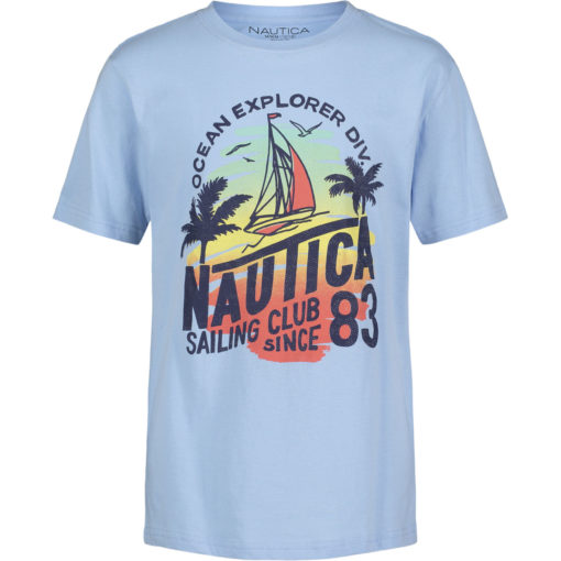 NAUTICA BOYS' OCEAN EXPLORER GRAPHIC T-SHIRT