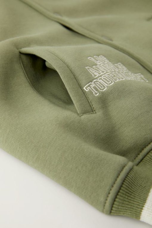ZARA KIDS SOFT FABRIC BOMBER WITH REMOVEABLE HOOD - Image 9