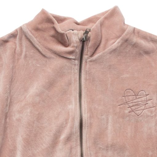 ZARA VELVET KIDS TRACK SUIT - PINK - Image 3