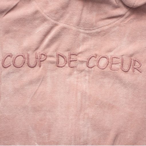 ZARA VELVET KIDS TRACK SUIT - PINK - Image 2