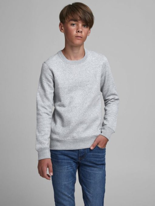 Jack n Jones BOYS LOOPBACK SWEATSHIRT - Grey