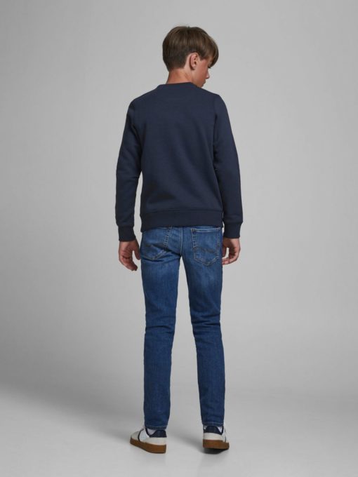 Jack n Jones BOYS LOOPBACK SWEATSHIRT - Navy - Image 4