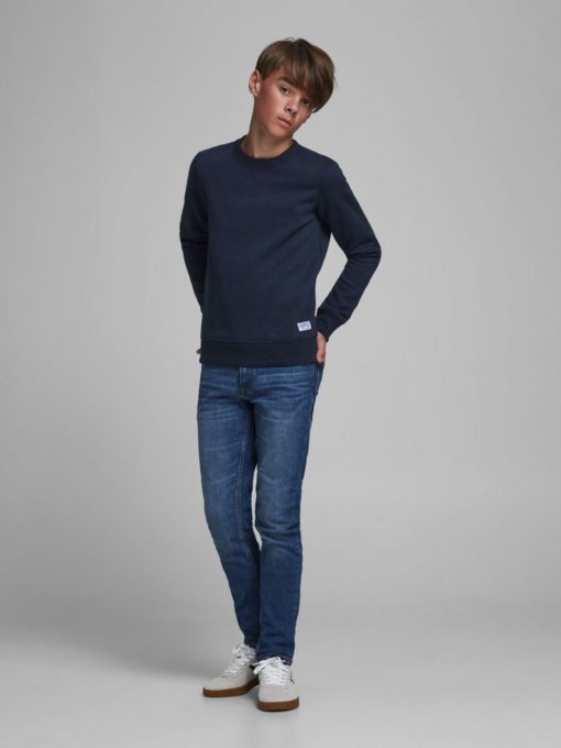 Jack n Jones BOYS LOOPBACK SWEATSHIRT - Navy - Image 5