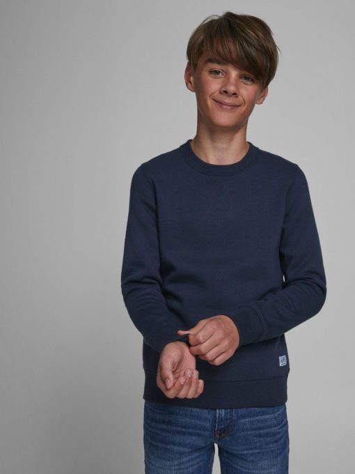 Jack n Jones BOYS LOOPBACK SWEATSHIRT - Navy