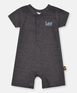 LEE Texture Grey Romper Bodysuit