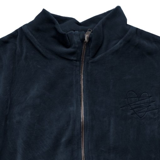 ZARA VELVET KIDS TRACK SUIT - NAVY - Image 2
