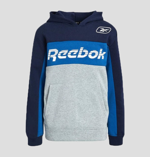 Reebok Fleece Kids Hooded Pullover - Image 2
