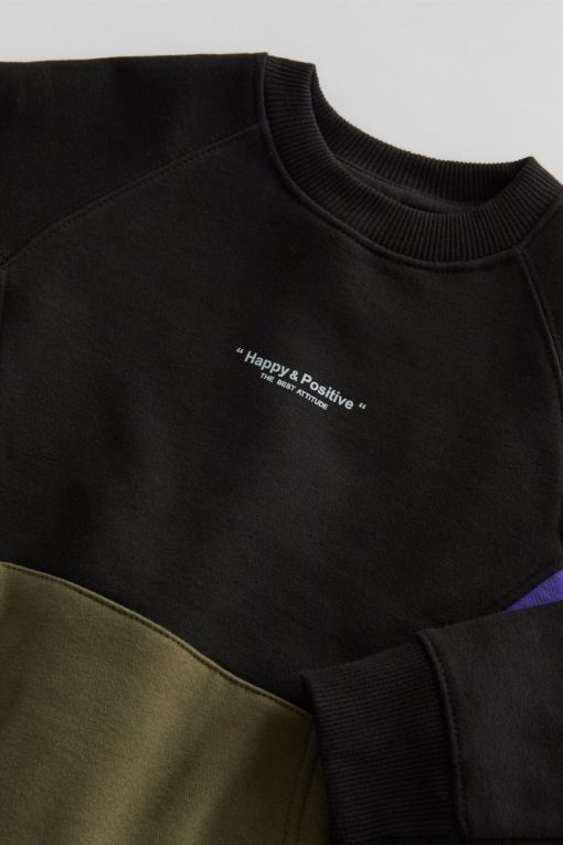 Zara Kids Colour Block Sweatshirt - Image 3