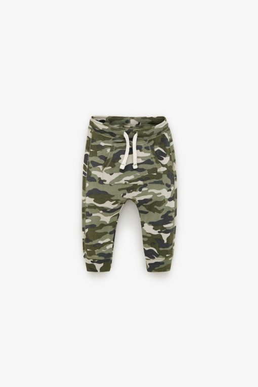 ZARA KIDS CAMU KANGAROO TROUSERS