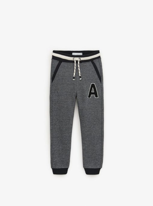 ZARA BIG A PIQUÉ TROUSERS