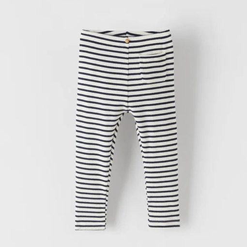 ZARA WHITE STRIPED TROUSER