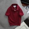 Lacoste Boys Stretch Pique Polo Maroon