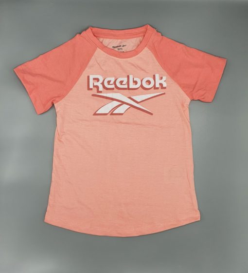 Reebok Light Pink Tee White Logo
