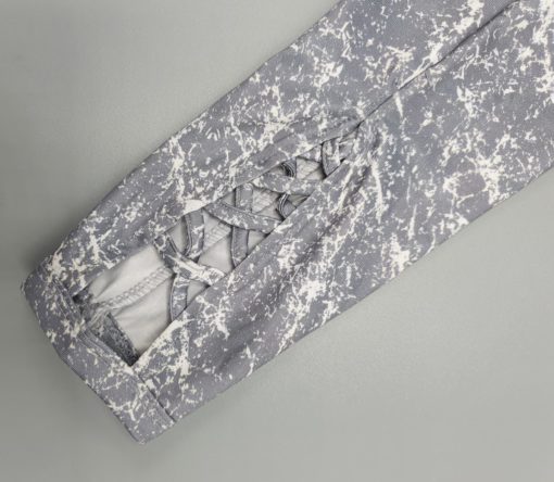 Reebok SOLID/PRINTED LEGGINGS - Marble Grey - Image 3