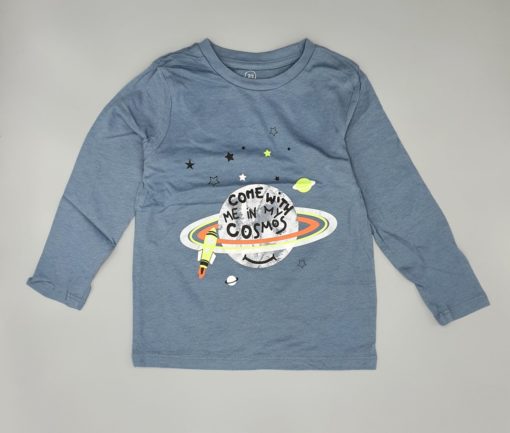 Kids Cosmos Grey Tee