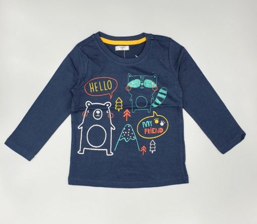 Baby Hello Navy Tee