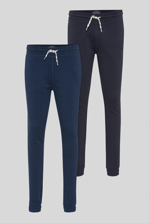 Skate Nation Trousers Pack of 2 Joggers - Navy