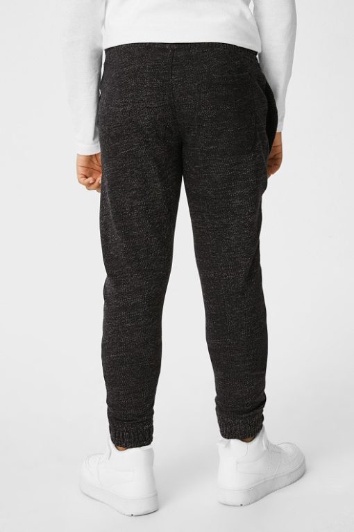 Skate Nation Organic Cotton Pack of 2 Joggers - Black/Grey - Image 4