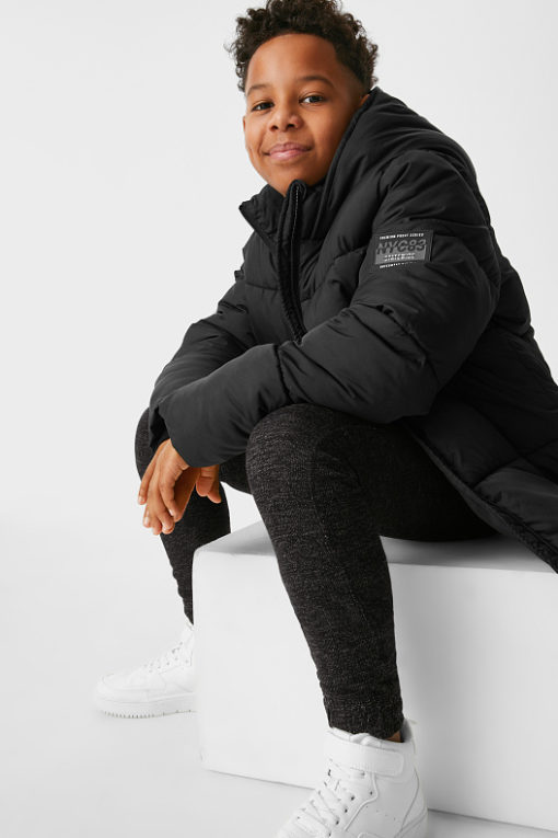 Skate Nation Organic Cotton Pack of 2 Joggers - Black/Grey - Image 3
