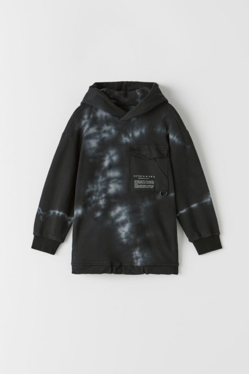 ZARA SPORTY TIE-DYE 2 Piece Tracksuit With Hoodie