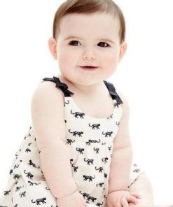 Alternative view of BABY GAP ALL OVER CAT LOGO FROCK 25