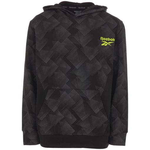 Reebok POLY TEECH KID’S HOODIE UNISEX - Charcoal Black