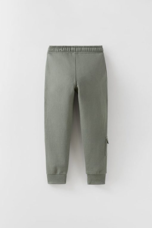 ZARA PLUSH CARGO TROUSERS - Image 6