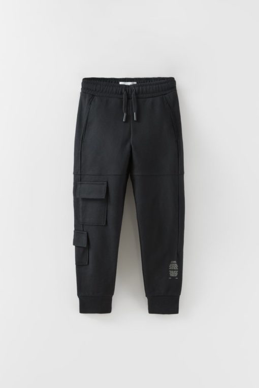 ZARA PLUSH CARGO TROUSERS - Image 2