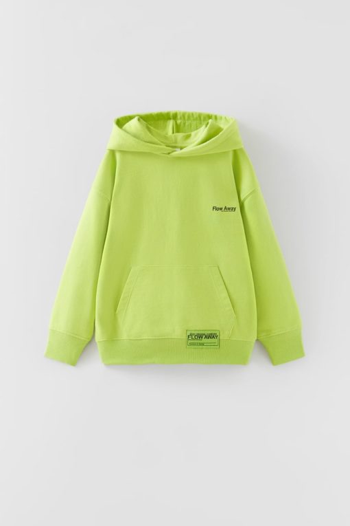 ZARA FLOW AWAY HOODIE - FLUORESCENT LIME