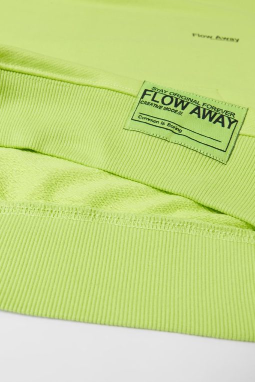 ZARA FLOW AWAY HOODIE - FLUORESCENT LIME - Image 4