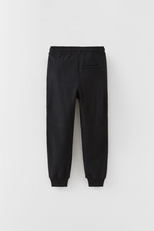 ZARA PIQUÉ JOGGING SIDE DOUBLE POCKET TROUSERS - Image 6