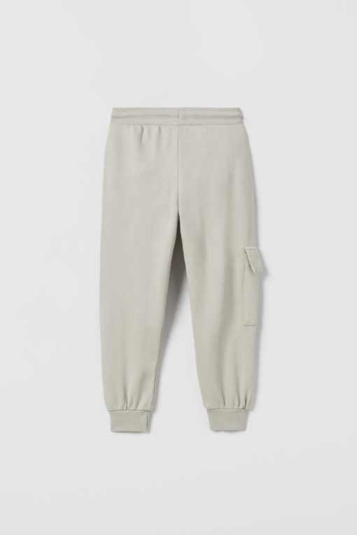 ZARA TEXTURED POCKET PLUSH PANTS - Image 5