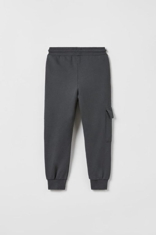 ZARA TEXTURED POCKET PLUSH PANTS - Image 6