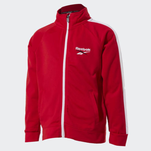 Reebok BOYS TRAINING TRICOT TRACK SUIT RED