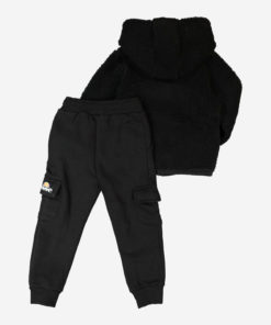 Alternative view of Ellesse Boys Two Piece Black Fleece Hoodie Set