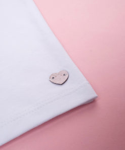 Prenatal Front Flower Logo Tee White