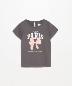 Lefties Kids Ohlala Paris Tee Charcoal