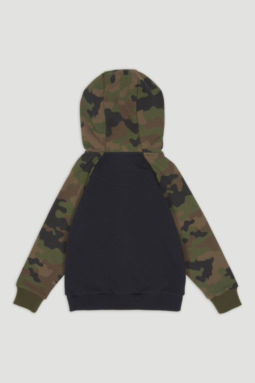 Nutmeg Kids camo ochre hoodie - Image 2