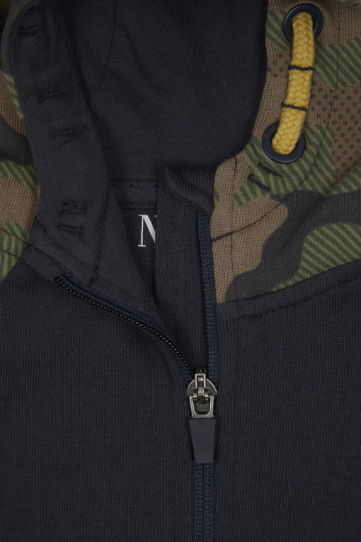 Nutmeg Kids camo ochre hoodie - Image 3