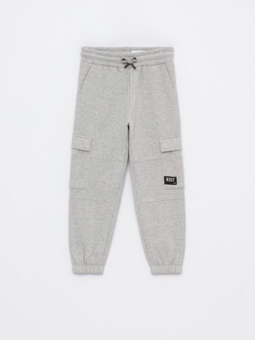 LEFTIES BOYS CARGO TRACKSUIT BOTTOMS